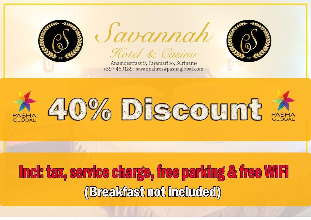 Savannah Hotel & Casino ปารามารีโบ ภายนอก รูปภาพ